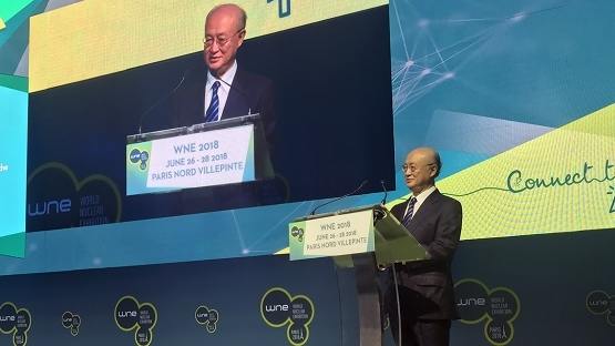 國際原子能機構總干事在巴黎表示，核電可以幫助實現(xiàn)發(fā)展目標
