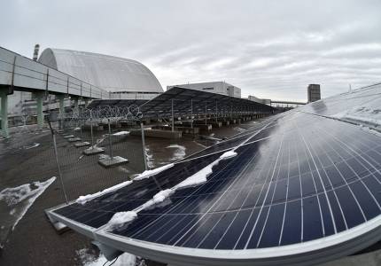 切爾諾貝利有一座新的發電廠，但這次它是太陽能發電廠
