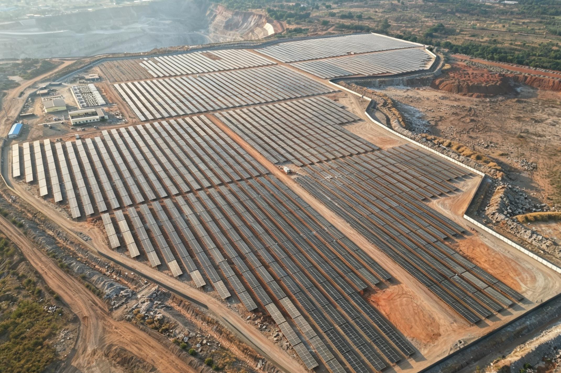 非洲首家礦山專屬光儲純離網重載直啟供電系統送電成功